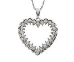 Sterling Silver Semi Mount Pendant Setting Round RD 1.0mm - Syzjewelry