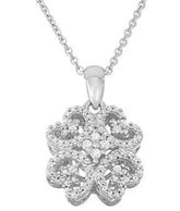 Sterling Silver Semi Mount Pendant Setting Round RD 1.3mm - Syzjewelry