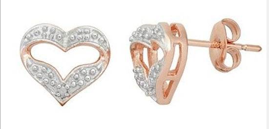 Sterling Silver Semi Mount Earrings Setting Round RD 1.3mm - Syzjewelry