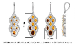 Sterling Silver Semi Mount Earrings Setting Oval OV 7X5mm - Syzjewelry