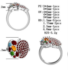 Sterling Silver Semi Mount Ring Setting Oval OV 6X4mm - Syzjewelry