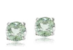 Sterling Silver Semi Mount Earrings Setting Round RD 10x10mm - Syzjewelry