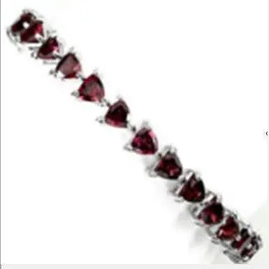 Sterling Silver Semi Mount Bracelet Setting Trillion TL 6X6mm - Syzjewelry