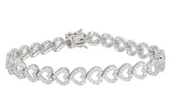 Sterling Silver Semi Mount Bracelet Setting Round RD 1.5mm - Syzjewelry