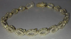 Sterling Silver Semi Mount Bracelet Setting Round RD 1.2mm - Syzjewelry