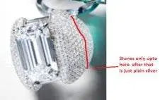 Sterling Silver Semi Mount Ring Setting Emerald OCT 14X12mm - Syzjewelry