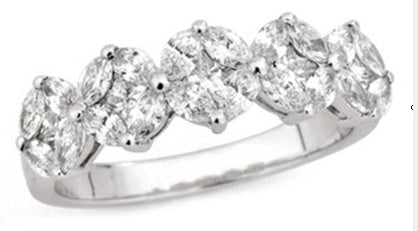 Sterling Silver Semi Mount Ring Setting Round RD Band圈戒mm