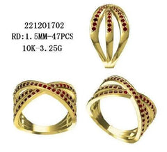 Sterling Silver Semi Mount Ring Setting Round RD 1.5mm - Syzjewelry