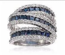 Sterling Silver Semi Mount Ring Setting Princess SQ 2.5X2.5mm - Syzjewelry