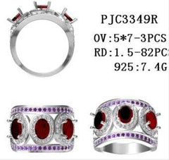 Sterling Silver Semi Mount Ring Setting Oval OV 7X5mm - Syzjewelry