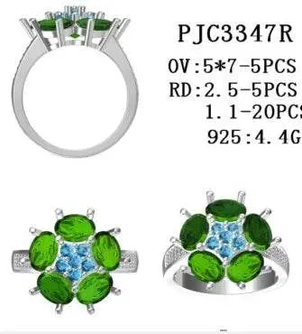 Sterling Silver Semi Mount Ring Setting Oval OV 7X5mm - Syzjewelry