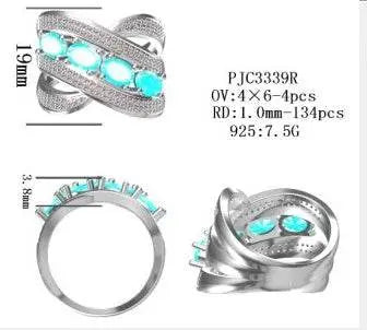 Sterling Silver Semi Mount Ring Setting Oval OV 6X4mm - Syzjewelry