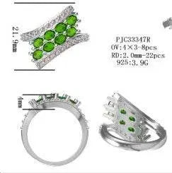 Sterling Silver Semi Mount Ring Setting Oval OV 4X3mm - Syzjewelry