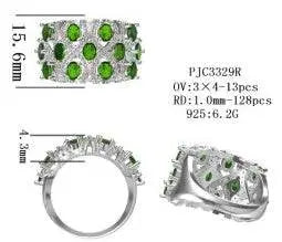 Sterling Silver Semi Mount Ring Setting Oval OV 4X3mm - Syzjewelry