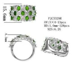 Sterling Silver Semi Mount Ring Setting Oval OV 4X3mm - Syzjewelry