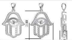 Sterling Silver Semi Mount Pendant Setting Round RD 4x4mm - Syzjewelry