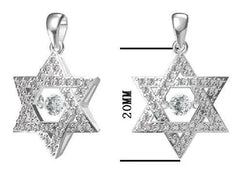 Sterling Silver Semi Mount Pendant Setting Round RD 4x4mm - Syzjewelry