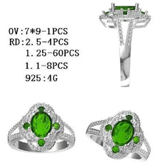 Sterling Silver Semi Mount Ring Setting Round RD 2.5mm - Syzjewelry