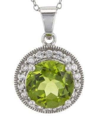 Sterling Silver Semi Mount Pendant Setting Round RD 10.0mm