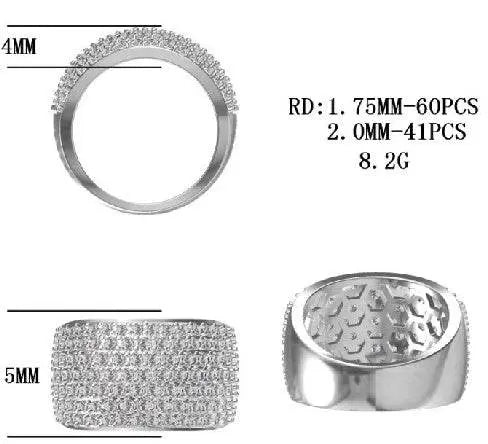 Sterling Silver Semi Mount Ring Setting Round RD 2x2mm - Syzjewelry