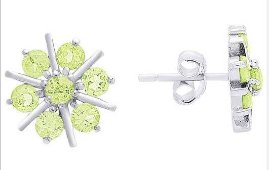 Sterling Silver Semi Mount Earrings Setting Round RD 3x3mm - Syzjewelry