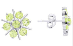 Sterling Silver Semi Mount Earrings Setting Round RD 3x3mm - Syzjewelry