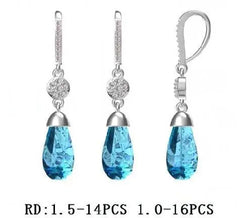 Sterling Silver Semi Mount Earrings Setting Round RD 1.5mm - Syzjewelry