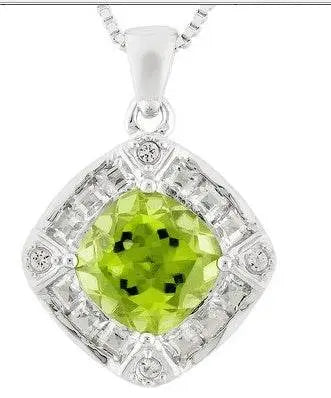 Sterling Silver Semi Mount Pendant Setting Cushion CU 8X8mm - Syzjewelry