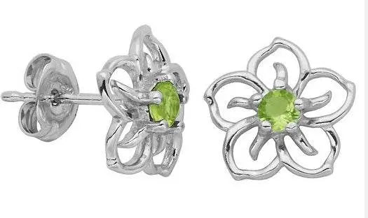 Sterling Silver Semi Mount Earrings Setting Round RD 3x3mm - Syzjewelry