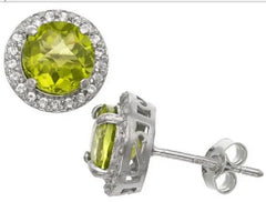 Sterling Silver Semi Mount Earrings Setting Round RD 7x7mm - Syzjewelry