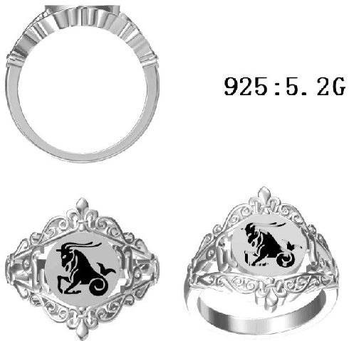 Sterling Silver Semi Mount Ring Setting Round RD 2x2mm - Syzjewelry