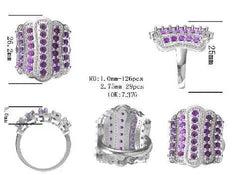 Sterling Silver Semi Mount Ring Setting Round RD 2.75mm - Syzjewelry