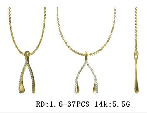 Sterling Silver Semi Mount Pendant Setting Round RD 1.6mm - Syzjewelry