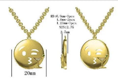 Sterling Silver Semi Mount Pendant Setting Round RD 1.25mm - Syzjewelry