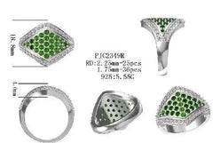 Sterling Silver Semi Mount Ring Setting Round RD 2.5mm - Syzjewelry