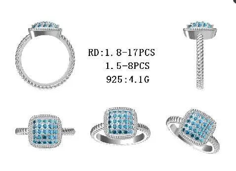 Sterling Silver Semi Mount Ring Setting Round RD 1.8mm - Syzjewelry