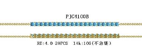 Sterling Silver Semi Mount Bracelet Setting Round RD 4x4mm - Syzjewelry