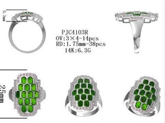 Sterling Silver Semi Mount Ring Setting Oval OV 4X3mm - Syzjewelry