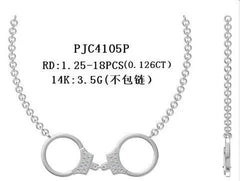 Sterling Silver Semi Mount Pendant Setting Round RD 1.25mm - Syzjewelry