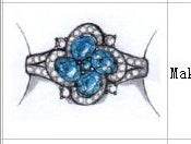 Sterling Silver Semi Mount Ring Setting Oval OV 5X4mm - Syzjewelry