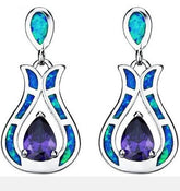 Sterling Silver Semi Mount Earrings Setting Pear PE 7X5mm - Syzjewelry