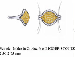 Sterling Silver Semi Mount Ring Setting Round RD 2.5mm - Syzjewelry