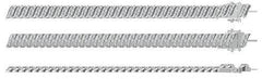 Sterling Silver Semi Mount Bracelet Setting Round RD 3x3mm - Syzjewelry