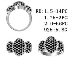 Sterling Silver Semi Mount Ring Setting Round RD 2x2mm - Syzjewelry