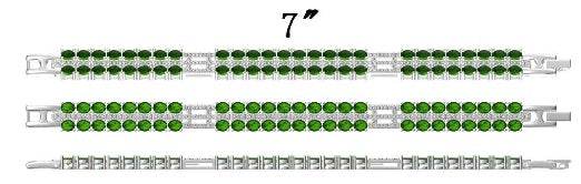 Sterling Silver Semi Mount Bracelet Setting Oval OV 5X4mm - Syzjewelry