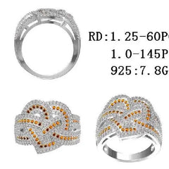 Sterling Silver Semi Mount Ring Setting Round RD 1.25mm - Syzjewelry