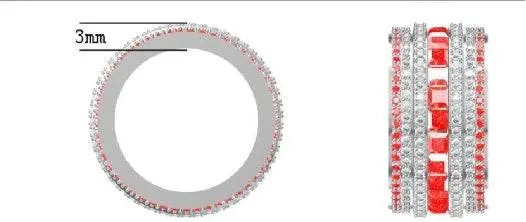 Sterling Silver Semi Mount Ring Setting Princess SQ 2.5X2.5mm - Syzjewelry