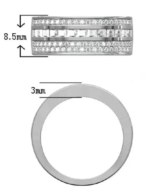 Sterling Silver Semi Mount Ring Setting Round RD 5x5mm - Syzjewelry