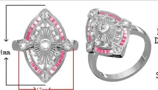 Sterling Silver Semi Mount Ring Setting Round RD 3x3mm - Syzjewelry