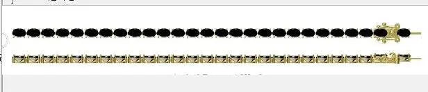 Sterling Silver Semi Mount Bracelet Setting Oval OV 8X6mm - Syzjewelry